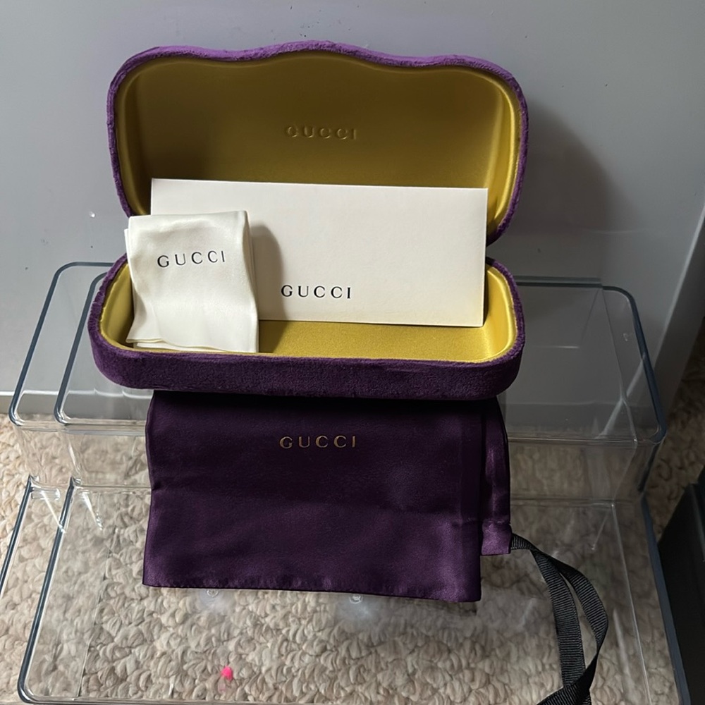 Brand new Gucci sunglasses/eyeglass case